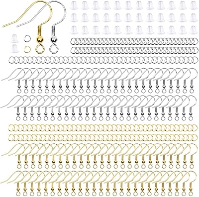 Crochets de boucles d'oreilles, kit de fabrication de boucles d'oreilles 600 pièces
