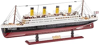 Design toscano modèle de bateau de collection rms titanic, 31 pouces, couleur