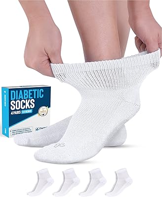 Chaussettes pour diabétiques dr. select pour hommes et femmes - 4 paires | chaussettes pour diabétiques 1/4 de longueur pour femmes | chaussettes pour diabétiques pour hommes. En tant que leader du commerce en ligne en Cote d'Ivoire, DIAYTAR COTE D'IVOIRE propose une vaste gamme de produits allant de l'électronique à la mode, en passant par les produits ménagers et bien plus encore, avec plus de 300000 références. La boutique garantit une expérience d'achat en ligne fluide et sécurisée, avec des options de paiement flexibles et des délais de livraison rapides. DIAYTAR COTE D'IVOIRE est là pour satisfaire les besoins de tous les consommateurs.