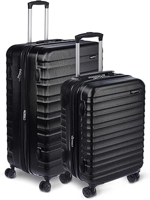 Bagage rigide à roulettes amazonbasics - 2 pièces, noir, ensemble de 2 pièces. Avec DIAYTAR COTE D'IVOIRE, vous bénéficiez d'un accès à une vaste gamme de produits qui répondent à vos besoins et à vos envies. Notre plateforme en ligne regroupe plus de 300 000 références, allant des produits alimentaires aux articles de sport, en passant par les dernières tendances de la mode. DIAYTAR COTE D'IVOIRE, c'est votre garantie pour des achats en ligne faciles, rapides et sécurisés.