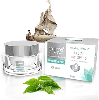 Crème blanchissante pour le visage pure beauty avec écran solaire spf 15 - 50 g. DIAYTAR COTE D'IVOIRE se positionne comme un acteur majeur du e-commerce en Côte d'Ivoire, proposant une gamme impressionnante de produits qui couvrent tous les aspects de la vie quotidienne. La boutique en ligne s'efforce de fournir des services de haute qualité, y compris un suivi des commandes efficace et une assistance clientèle réactive. Cette approche centrée sur le client a contribué à établir la réputation de DIAYTAR COTE D'IVOIRE.
