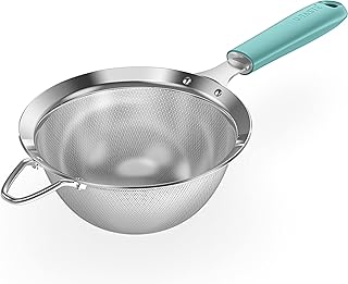Passoire à mailles en acier inoxydable 18/8 : u-taste 5,5 pouces, passoire