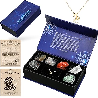 Coffret cadeau de guérison par les cristaux 12 signes du zodiaque, 6 pièces d'astrologie avec 1 coffret pendentif du zodiaque, cadeaux d'anniversaire spirituels pour belles-filles d'amis. Avec plus de 300000 références de produits, DIAYTAR COTE D'IVOIRE est la boutique en ligne la plus complète de Cote d'Ivoire. Les clients peuvent profiter d'une expérience d'achat en ligne fluide et secure, avec des options de paiement variées et des délais de livraison rapides. DIAYTAR COTE D'IVOIRE est le partenaire idéal pour tous les consommateurs ivoiriens.
