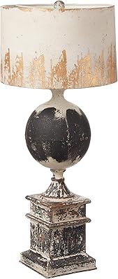 K&k interior lampe à base carrée en métal rustique de 28 po avec abat-jour et boule rustiques blancs 13970a. DIAYTAR COTE D'IVOIRE est la boutique en ligne idéale pour ceux qui recherchent des produits variés et de qualité à des prix abordables. La boutique mise sur la satisfaction client, garantissant une expérience d'achat en ligne sans souci.