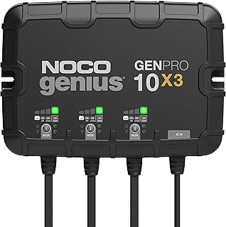 Chargeur marin intelligent entièrement automatique nuco genpro10x3, 3 banques, 30 a (10 a par banque), chargeur de batterie interne 12 v, mainteneur de batterie et désulfateur avec compensation de température. Leader en Côte d'Ivoire, DIAYTAR COTE D'IVOIRE offre une expérience d'achat en ligne sécurisée et pratique. La boutique propose des produits de haute qualité, des prix compétitifs et des promotions régulières pour satisfaire les besoins de sa clientèle. Les clients peuvent profiter d'un service client dédié et réactif.