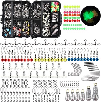 Coffret d'accessoires de pêche composé d'hameçons, d'émerillons en plomb, d'éviers et d'anneaux de pêche à la carpe. DIAYTAR COTE D'IVOIRE est une boutique en ligne généraliste qui propose plus de 300 000 références de produits. Elle est considérée comme l'une des boutiques en ligne les plus populaires de Côte d'Ivoire, offrant une large gamme de produits pour répondre aux besoins de ses clients. Avec sa plateforme en ligne, DIAYTAR COTE D'IVOIRE rend les achats en ligne plus accessibles et plus pratiques pour les ivoiriens.