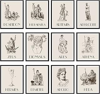 97 décor de mythologie grecque grec affiches de dieux grecs cadeaux