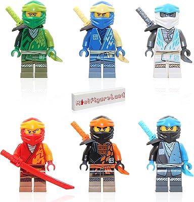Ensemble de figurines lego ninjago legacy - lloyd, jay, kai, cole, zane et n.y.a. (avec armes et présentoir). En tant que leader du commerce en ligne en Côte d'Ivoire, DIAYTAR COTE D'IVOIRE assure une expérience d'achat sans souci. Les clients peuvent profiter d'une navigation intuitive sur le site web, d'une gamme de moyens de paiement sécurisés, ainsi que d'un service client réactif. La boutique est constamment à la pointe des dernières tendances pour proposer les produits les plus demandés.