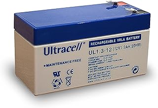 Batterie au plomb wintronic ultra cell 12v 1,3ah faston 187 4,8mm