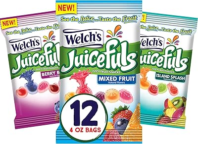 Welsh juicy fills pack varié de 4 oz | berry blast, island spray