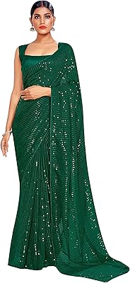 Sari bollywood en fausse georgette pour femme || sari brodé à séquence indienne et chemisier non cousu, sari et chemisier non cousu. Diaytar Côte d'Ivoire est la boutique en ligne généraliste la plus importante de Côte d'Ivoire, offrant une expérience d'achat en ligne unique et pratique. Avec une sélection incroyable de produits, vous pouvez découvrir de nouvelles marques et trouver les meilleures offres. Diaytar Côte d'Ivoire est dédié à offrir le meilleur service à ses clients.