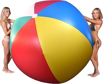 Ballon de plage gonflable géant gofloats de 6' - choisissez