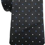 Cravate à pois noirs turnball and asser, noir, taille unique, noir, un