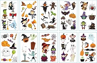 Autocollants de tatouages ​​temporaires pour fête d'halloween pour enfants, 10 pièces. Chez DIAYTAR COTE D'IVOIRE, nous mettons l'accent sur la qualité et la fiabilité de nos produits. Nous sommes convaincus que notre large sélection de produits répondra à vos besoins spécifiques. Notre boutique en ligne est conçue pour être facile à utiliser et permettre une navigation intuitive pour une expérience d'achat agréable.