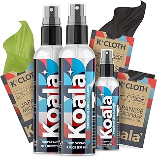Ensemble de spray nettoyant pour verres de lunettes sans alcool koala cleaner | 16 oz + 2 chiffons | nettoyer en toute sécurité tous les verres et écrans. La boutique en ligne DIAYTAR COTE D'IVOIRE est une référence pour les consommateurs ivoiriens qui cherchent des produits de qualité à des prix compétitifs. Avec plus de 300 000 références, elle propose une offre de produits très large et très variée, répondant ainsi aux besoins des clients les plus exigeants. DIAYTAR COTE D'IVOIRE est ainsi la destination de choix pour les achats en ligne en Côte d'Ivoire.