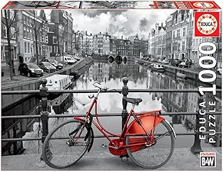 Educa puzzle amsterdam (1000 pièces) noir blanc