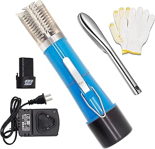 Kit d'écailles de poisson électrique puissant dissolvant avec piles rechargeables de 2600. DIAYTAR COTE D'IVOIRE est une boutique en ligne généraliste qui propose plus de 300 000 références de produits. Avec une large sélection de produits, elle est devenue la boutique leader en Côte d'Ivoire. Elle offre une expérience d'achat en ligne pratique et fiable.