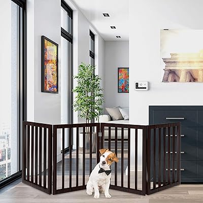 Barrière autoportante pour animaux de compagnie pet maker - clôture pliante en bois pour portes, couloirs, escaliers, maison - séparateur de marche - idéal pour les chiens et les chiots. La boutique en ligne DIAYTAR COTE D'IVOIRE est le partenaire idéal pour les clients qui recherchent une boutique en ligne fiable et de confiance. Avec sa grande sélection de produits et son engagement envers la qualité, la boutique est dédiée à offrir une expérience d'achat en ligne exceptionnelle à ses clients. Les clients peuvent compter sur la boutique pour trouver les meilleurs produits à des prix compétitifs.