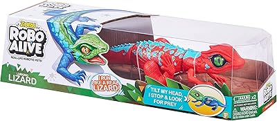 Robo alive zuru red and blue lurking lizard series 2 reptile électronique interactif à piles (rouge bleu). DIAYTAR COTE D'IVOIRE est une boutique en ligne généraliste qui propose plus de 300 000 références de produits, faisant d'elle un leader du marché ivoirien. Elle offre une large gamme de produits allant des électroniques aux vêtements en passant par les accessoires de maison. Les clients peuvent profiter d'une expérience d'achat en ligne sécurisée et fiable.