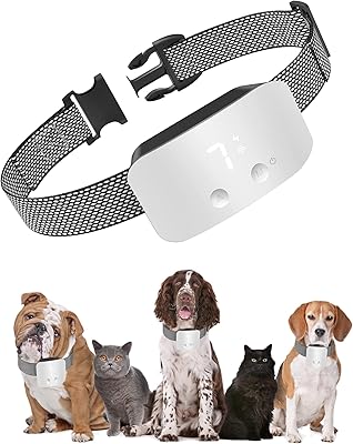 Collier de dressage anti-aboiement rechargeable avec 7 niveaux de sensibilité et d'intensité de vibration réglables (blanc). DIAYTAR COTE D'IVOIRE se positionne comme un acteur majeur du commerce électronique en Côte d'Ivoire en offrant une grande variété de produits et des services de haute qualité. Avec son site web facile à naviguer et son système de recherche avancé, les clients peuvent facilement trouver les produits qu'ils cherchent. De plus, la boutique propose régulièrement des promotions et des offres spéciales pour rendre les achats encore plus attractifs.