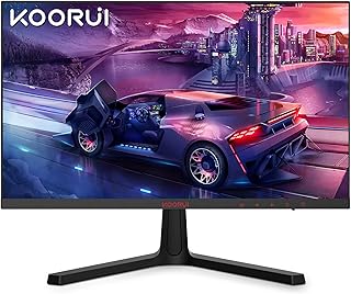 Moniteur d'ordinateur koorui 24 pouces de jeu fhd 1080p 165