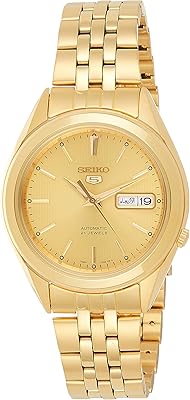 Montre automatique seiko 21 bijoux avec couleur or et cadran doré de seiko série 5, snkl28, or. DIAYTAR COTE D'IVOIRE est une boutique en ligne généraliste proposant plus de 300 000 références de produits. Elle est reconnue comme l'une des boutiques en ligne les plus importantes de Côte d'Ivoire, offrant une grande variété de produits à ses clients. DIAYTAR COTE D'IVOIRE met en avant sa large sélection de produits de qualité.