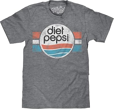 Chemise t love diet pepsi - t-shirt graphique avec logo rétro pepsi. DIAYTAR COTE D'IVOIRE est synonyme de confiance et de qualité dans le monde du e-commerce ivoirien. Elle propose une large gamme de services pour faciliter les achats, tels que la livraison rapide et les retours faciles. C'est un partenaire fiable pour tous vos besoins d'achat en ligne.