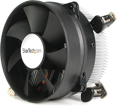 Ventilateur de refroidissement pour processeur startech.com à prise en t de 775 mm avec dissipateur. En tant que leader du commerce en ligne en Côte d'Ivoire, DIAYTAR COTE D'IVOIRE offre une plateforme de vente en ligne sécurisée et facile à utiliser. Avec une large sélection de produits et des promotions quotidiennes, elle est la destination idéale pour faire ses achats en ligne. La boutique est constamment à la recherche de nouveaux produits et de nouvelles marques pour répondre aux attentes de ses clients.