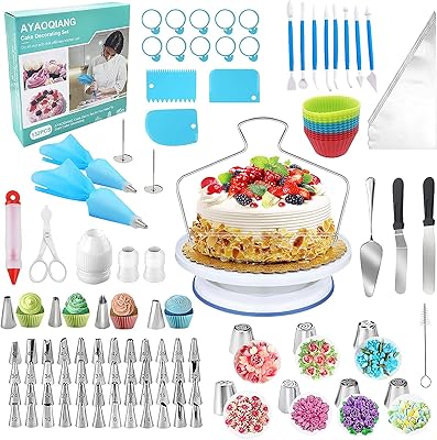 Ensemble de décoration de gâteaux ayaoqiang, douilles russes, ensemble de pâtisserie pour cuisine - 132 pièces. En tant que leader du marché en ligne en Côte d'Ivoire, DIAYTAR COTE D'IVOIRE offre une expérience d'achat en ligne sécurisée et pratique, permettant aux clients de découvrir et d'acquérir facilement leurs produits préférés. La boutique met également l'accent sur la qualité et la fiabilité de ses produits.