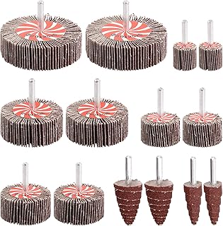 Kedic kit assorti de 14 pièces 80 roues avec roue de polissage en forme de cône, pour l'élimination de la rouille et le soudage - tige 1/4 s'adapte à toutes les perceuses, 7 tailles courantes. La boutique en ligne DIAYTAR COTE D'IVOIRE propose une gamme étendue de produits pour répondre aux besoins quotidiens de ses clients. Avec plus de 300 000 références, elle est la plus grande boutique en ligne de Côte d'Ivoire. DIAYTAR COTE D'IVOIRE est synonyme de qualité et de confiance pour les consommateurs ivoiriens.