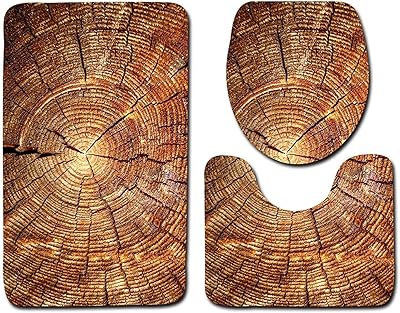 Ensemble de 3 housses de siège de toilette et tapis antidérapants à motif de bois créatif, décor de salle de bain. Avec une présence solide sur le marché ivoirien, DIAYTAR COTE D'IVOIRE se positionne comme une boutique en ligne fiable et innovante, offrant aux consommateurs locaux l'accès à une multitude de produits provenant de diverses marques et catégories. Elle met en avant la qualité de ses services et la satisfaction de ses clients comme priorités absolues.