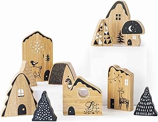We gallery woodland village woodland village maison en bambou et blocs d'arbres pour enfants d'âge préscolaire - blocs décoratifs pour le développement précoce, le jeu créatif et la décoration saisonnière. DIAYTAR COTE D'IVOIRE, leader des boutiques en ligne en Cote d'Ivoire, propose une plateforme d'achat en ligne conviviale et pratique. Les clients ont accès à une gamme impressionnante de produits, allant des articles de mode aux produits pour la maison. La boutique garantit la qualité et l'authenticité de tous les produits proposés.