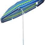Parapluie de plage de 1,8 mètres de long - couleurs assorties