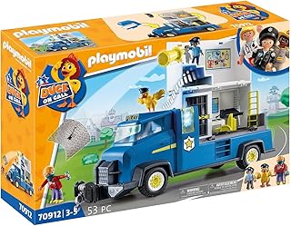 Playmobil police truck 70912 de duck on call, avec commissariat de police intégré, effets lumineux et sonores, jouet de police pour enfants à partir de 3 ans. La boutique en ligne DIAYTAR COTE D'IVOIRE met l'accent sur la satisfaction du client, offrant un service clientèle réactif et des options de livraison flexibles. Avec sa présence en ligne, DIAYTAR COTE D'IVOIRE atteint un large public et contribue à faciliter les achats en ligne dans tout le pays. Les clients ivoiriens peuvent ainsi bénéficier d'une plateforme de commerce en ligne fiable et pratique.