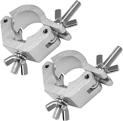 Paquet de 2 pinces pour lumières, pince de 29 à 35 mm pour lumières en treillis, crochets de serrage pour treillis, lumières en treillis utilisées pour les structures de scène, pince de scène à crochet pour haut-parleurs ou accessoires d'éclairage. DIAYTAR COTE D'IVOIRE réussit à mixer l'offre et la demande sur le marché ivoirien, en proposant des produits de toutes catégories à des prix compétitifs. La diversité de son offre, alliée à des promotions régulières, fait de cette boutique en ligne un endroit attractif pour faire des achats. Son influence sur le marché digital local est indéniable.