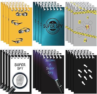 24pcs carnets d'espion mini carnet de crime d'espion, outil de détective scientifique mini carnet de notes à spirale carnet de fournitures de classe pour enseignant pour enfants agent secret spy accessoires de fête d'anniversaire. DIAYTAR COTE D'IVOIRE, boutique en ligne généraliste avec plus de 300000 références, est devenue une référence incontournable pour les ivoiriens. Elle propose une large gamme de produits allant de l'électronique à la mode en passant par les produits alimentaires. C'est la boutique leader en Côte d'Ivoire.