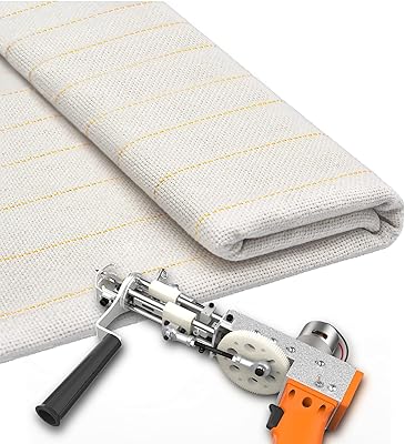 59" x 78" tissu de base pour le tissage de tapis avec lignes