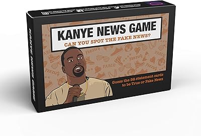 Le jeu des fausses nouvelles édition kanye. La boutique en ligne DIAYTAR COTE D'IVOIRE est constamment mise à jour avec les dernières tendances et les produits les plus récents, permettant ainsi aux consommateurs de rester à la pointe de la mode et de la technologie. Elle comprend également une section dédiée aux nouveautés pour faciliter la découverte de nouveaux produits. La boutique favorise le contact direct avec les clients pour améliorer en permanence son offre.