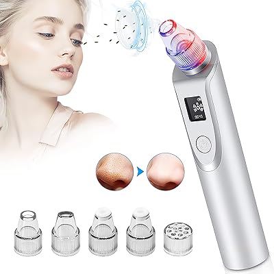 Arnis facial blackhead remover, aspirateur pour pores du visage, affichage led, 5 puissances d'aspiration, 5 capteurs, chargement usb. DIAYTAR COTE D'IVOIRE est la destination idéale pour les consommateurs ivoiriens qui cherchent à faire des achats en ligne. La boutique propose des produits de qualité à des prix abordables, ainsi qu'un service client de haute qualité. Les clients peuvent naviguer facilement sur le site pour trouver les produits qu'ils recherchent et passer commande en toute sécurité.