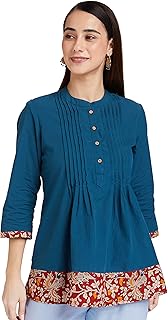 Short kurti trapèze en coton pour femme (ss17kal11e). DIAYTAR COTE D'IVOIRE est plus qu'une simple boutique en ligne, c'est une communauté de clients qui partagent les mêmes valeurs et les mêmes attentes. Nous nous engageons à fournir des produits authentiques et de haute qualité, ainsi que des services après-vente exceptionnels. Notre mission est de devenir la destination de confiance pour tous vos besoins d'achat en ligne en Cote d'Ivoire.