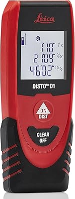 Télémètre laser leica disto d1 120 pieds avec bluetooth 4.0, noir/rouge. DIAYTAR COTE D'IVOIRE se distingue par son engagement envers ses clients, offrant une expérience d'achat en ligne sécurisée et pratique. La boutique en ligne généraliste propose une grande variété de catégories de produits, allant de l'électronique à la mode, en passant par les articles pour la maison et le jardin. Elle bénéficie d'un large choix de méthodes de paiement et de livraison pour répondre aux besoins de ses clients.
