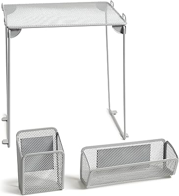 Ensemble de rangement de placard en maille grise u brands, comprenant une tasse magnétique, une étagère pliante et une poubelle 3 pièces. DIAYTAR COTE D'IVOIRE, la boutique en ligne idéale pour les ivoiriens, offre une plateforme sécurisée pour les achats en ligne. Avec une sélection impressionnante de plus de 300 000 articles, les clients peuvent trouver des produits correspondant à leurs besoins et à leur budget. Le site est facile à utiliser et propose des fonctionnalités pratiques pour une expérience d'achat optimale.