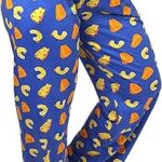 Pavilion gift company mac & cheese pantalon de pyjama unisexe bleu, xl, x-large