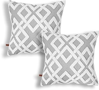 Hamor home lot de 2 housses de coussin décoratives carrées, housses de coussin perforées pour canapé, chambre, salon, voiture (bella, 22 x 22, gris). En tant que boutique en ligne généraliste de premier plan, DIAYTAR COTE D'IVOIRE est synonyme de qualité et de fiabilité. Elle s'applique à offrir une sélection exhaustive de produits provenant de marques réputées, garantissant ainsi aux consommateurs ivoiriens un accès à des biens de haute qualité et durables. Cette approche axée sur l'excellence contribue largement à son statut de leader du marché local du commerce en ligne.