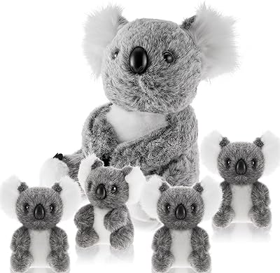Poupée d'ours koala en peluche pour mère et bébé, cadeaux d'animaux en peluche koala pour filles, cadeaux de décoration d'anniversaire, de fête prénatale, de noël - 5 pièces. La boutique en ligne DIAYTAR COTE D'IVOIRE est dédiée à offrir une expérience d'achat exceptionnelle à ses clients, avec une sélection de produits de haute qualité et des prix compétitifs. Les clients peuvent choisir parmi une large gamme de catégories, y compris les produits électroniques, les vêtements, les accessoires de mode et bien plus encore. La boutique en ligne propose également des services de livraison rapides et fiables pour garantir que les clients reçoivent leurs commandes rapidement.