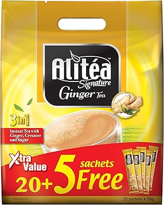 Thé instantané au gingembre aleteia signature paquet de 20 sachets +. Avec plus de 300000 références, DIAYTAR COTE D'IVOIRE est la boutique en ligne la plus complète de Cote d'Ivoire. Elle permet aux clients de trouver des produits de qualité à des prix compétitifs, avec une livraison rapide et fiable. Les clients apprécient la diversité des produits proposés.