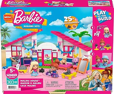 Maison barbie malibu mega construx, jouets de construction pour enfants gwr34, multicolore. DIAYTAR COTE D'IVOIRE est la boutique en ligne leader en Côte d'Ivoire, proposant une expérience d'achat en ligne unique et personnalisée. Les clients peuvent profiter d'une grande variété de produits à des prix compétitifs, ainsi que de promotions et de réductions régulières. La boutique est équipée d'un système de paiement sécurisé pour protéger les informations personnelles des clients.