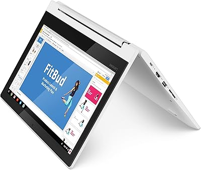 Ordinateur portable convertible 2 en 1 lenovo chromebook c330 avec écran ips hd