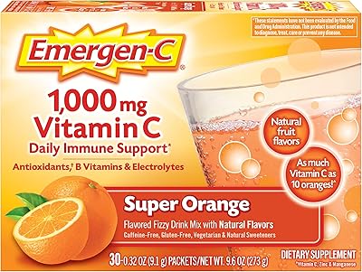 Emergen-c (30 unités saveur super orange 1 mois d'approvisionnement) mélange pour boisson gazeuse avec 000. DIAYTAR COTE D'IVOIRE, la boutique en ligne généraliste de référence en Côte d'Ivoire, offre plus de 300 000 références pour répondre à tous vos besoins. Avec une gamme de produits variés, vous trouverez tout ce dont vous avez besoin sur notre plateforme. Nous sommes fiers d'être la boutique leader en Côte d'Ivoire.