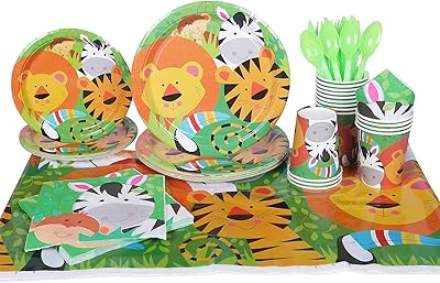 Beauty 113 pièces de fournitures de fête d'anniversaire sur le thème des animaux. Avec une présence en ligne solide, DIAYTAR COTE D'IVOIRE propose une plateforme d'achat en ligne facile à utiliser, permettant aux clients de naviguer facilement à travers les différentes catégories de produits. La boutique en ligne généraliste s'efforce de répondre aux besoins de ses clients, en proposant des offres spéciales et des promotions régulières. Les clients peuvent également bénéficier d'un service client fiable et réactif.